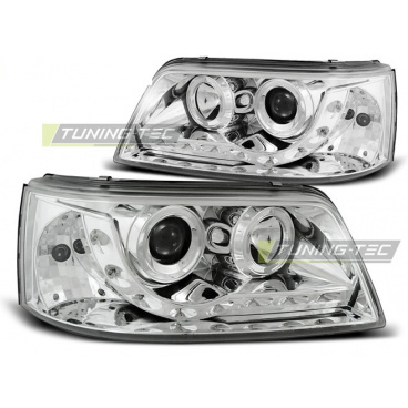 VW T5 04.03-08.09 Klare Frontleuchten Daylight LED Chrom
