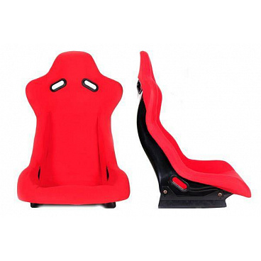 Sportsitz RALLY Velours Rot