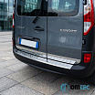 Polierte Edelstahl-Abdeckung der oberen Kante der hinteren Stoßstange Mercedes Citan, Renault Kangoo 2021+