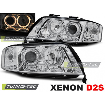 AUDI A6 10.1999-06.2001 ANGEL EYES CHROM-XENON-KLARSCHEINWERFER