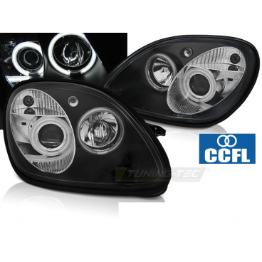 MERCEDES R170 SLK 04.1996–2004 Angel Eyes CCFL schwarze klare Frontscheinwerfer