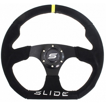 Sportlenkrad SLIDE schwarzes Wildleder 350 mm