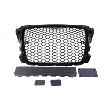 Grill Audi A3 8P Facelift RS-Stil Glänzend Schwarz PDC Grill Audi A3 8P Facelift RS-Stil Glänzend Schwarz PDC