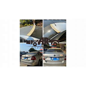Hinterer Spoiler Skoda Rapid Glänzend Schwarz Hinterer Spoiler Skoda Rapid Glänzend Schwarz