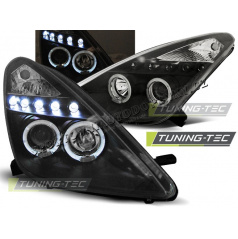 Toyota Celica T230 1999–05 klare Frontleuchten Angel Eyes schwarz