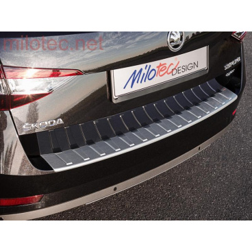 Škoda Superb III Combi – fünfte Türschwelle mit Vorsprüngen, ABS – Alu-Brusch Škoda Superb III Combi – fünfte Türschwelle mit Vorsprüngen, ABS – Alu-Brusch
