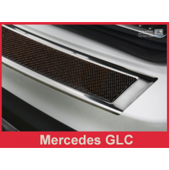 Carbon-Abdeckung – Schwellenschutz für die hintere Stoßstange Mercedes GLC 2015+