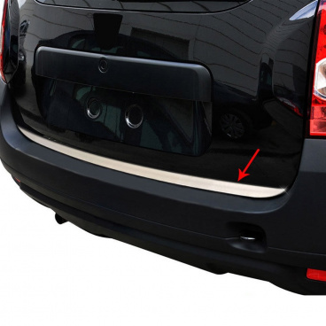 Heckkantenleiste für den Kofferraum aus Edelstahl Omtec Dacia Duster 2010-18