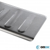 Heckstoßstangenabdeckung aus gebürstetem Edelstahl Omtec Dacia Duster 2010-18