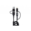 Multikabel USB C-USB C iOs USB A FullLINK 1m UC-15