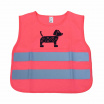 Reflexweste für Kinder, rosa DOG AMiO-03990