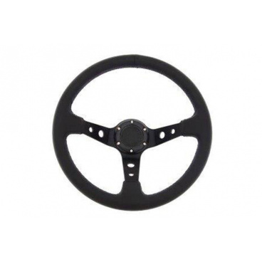 Lenkrad Pro 350mm Offset:80mm Leder Schwarz Lenkrad Pro 350mm Offset:80mm Leder Schwarz