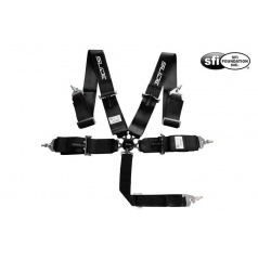 Sportgurte Slide Quick 5p 3" Schwarz Homologation SFI