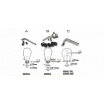 Schalthebelkopf Ergo-Design aus schwarzem Leder
