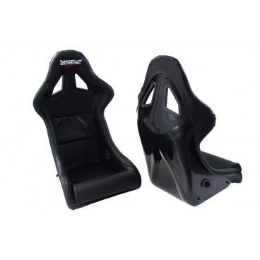 Sporthartschale Bimarco Dakar schwarz FIA-Homologation (Kunstleder)