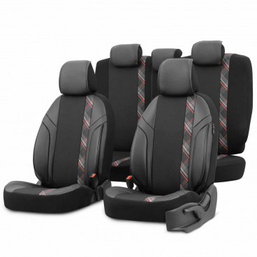 OTOM HORIZON 1801 RED 3-ZIP Autositzbezug-Set
