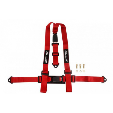 Sportgurte Slide 3p 2" Rot Homologation E4