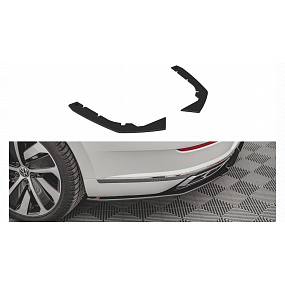 Splitter Volkswagen Arteon R-Line Facelift Tył Boczne Street Pro Black
