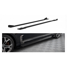 Dokładka Kia Stinger I GT GT-Line Progi Street Pro Black + Gloss Flaps