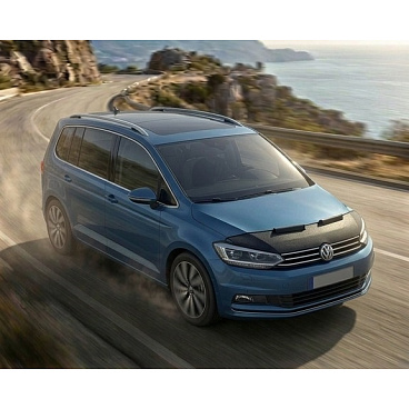 Schwarze Motorhauben-Frontabdeckung VW Touran 2015+