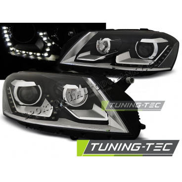 VW Passat B7 10.2010- 10.2014 Tageslichtschwarze klare Frontleuchten