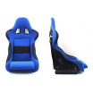 A1 Racing Rico Sport Hartschale (Schwarz/Blaues Velours)