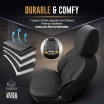 OTOM THRONE 102 SMOKED 3-ZIP Autositzbezug-Set