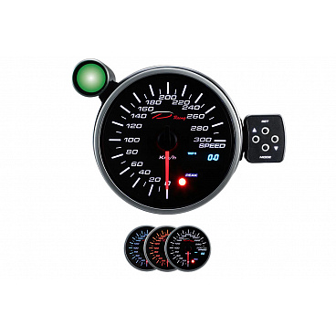 Depo PK DUAL 95mm Uhr - Tachometer