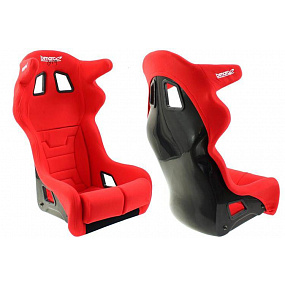 Fotel Sportowy Bimarco Grip Welur Red HANS FIA