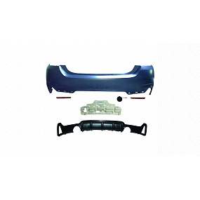 BMW 4 F32 F33 F36 Heckstoßstange mit Diffusor BMW 4 F32 F33 F36 Heckstoßstange mit Diffusor