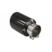 Endstück des Schalldämpfers 101mm Eingang 63mm Carbon Gloss