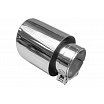 Endstück des Schalldämpfers 114mm Eingang 76mm Poliert