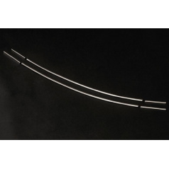 Škoda Octavia II 09-11 – Edelstahl-Chromstangen vorne Stoßstange KI-R