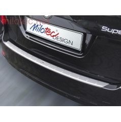 Fünfte Türschwelle mit Vorsprüngen, ABS-Silber, Škoda Superb II. Kombi 01/2010 –