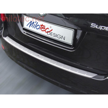 Fünfte Türschwelle mit Vorsprüngen, ABS-Silber, Škoda Superb II. Kombi 01/2010 – Fünfte Türschwelle mit Vorsprüngen, ABS-Silber, Škoda Superb II. Kombi 01/2010 –