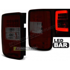 VW Caddy 2003-03.14 Rückleuchten rot getönte LED BAR