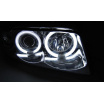 Audi A4 11.1994-12.1998 Angel Eyes CCFL Chrom-Frontscheinwerfer, klar
