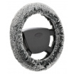 Lenkradbezug graue Haare 37-39 cm