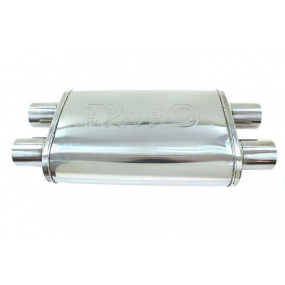 Mittelschalldämpfer 63,5mm TurboWorks LT 304SS 355mm