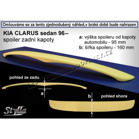 Heckspoiler für KIA CLARUS SEDAN (96+). Hauben Heckspoiler für KIA CLARUS SEDAN (96+). Hauben