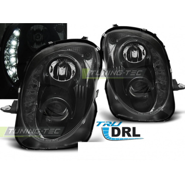 Alfa Romeo Mito 2008 – klare Frontleuchten TRU DRL schwarz