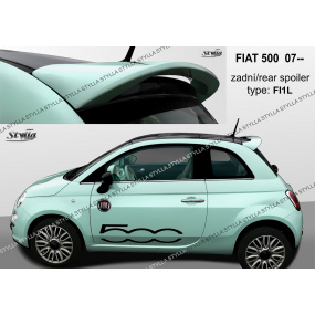 Fiat 500 htb 2007+ Heckspoiler (EU-Homologation)