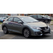 Edelstahlabdeckung - Schwellenschutz für die hintere Stoßstange Honda Civic 9 htb 2014-16