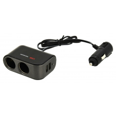 Splitter - Adapter 12/24V + 2x USB 2100mA