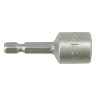Magnetischer Aufsatz 1/4" 12 x 48 mm CrV Blister Magnetischer Aufsatz 1/4" 12 x 48 mm CrV Blister