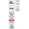 Verlängerungstrommel 4 Steckdosen IP44 16A 40 m