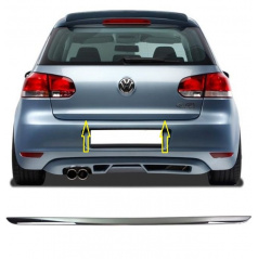 Edelstahl-Unterkante der Kofferraumkante VW Golf VI HTB 5D 2008-2012