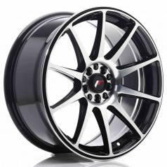 JR Wheels JR11 18x8,5 ET40 5x112/114 Schwarz Poliert