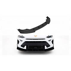 Splitter Cupra Formentor Mk1 Facelift Vorderseite Street Pro Schwarz + Gloss Flaps