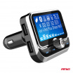 FM-Autotransmitter mit Fernbedienung 2×USB-A 12V 24V